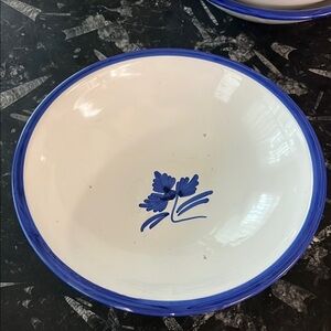Blue and White Ceramic Bowl
